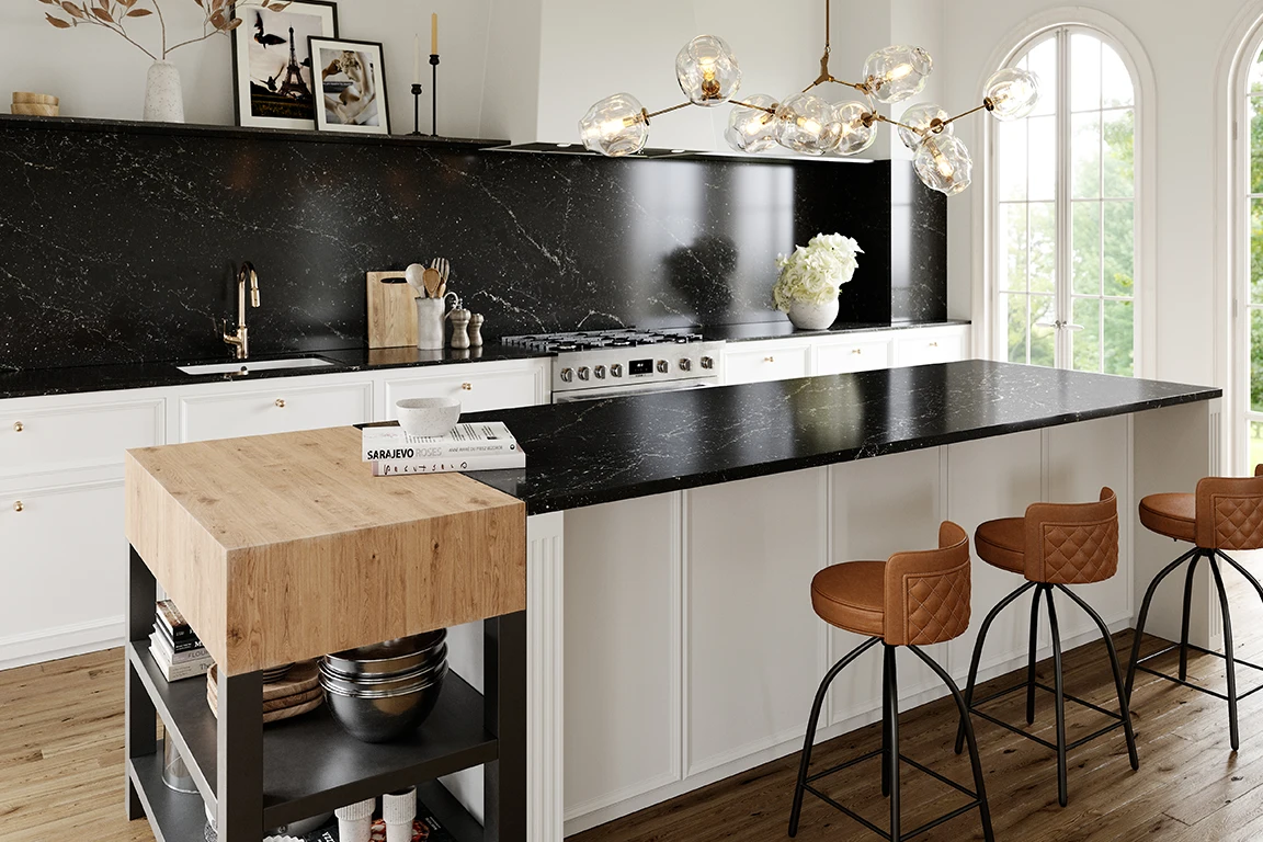 Porcelain 1 - Porcelain Meridian Granite Dekton - Porcelain