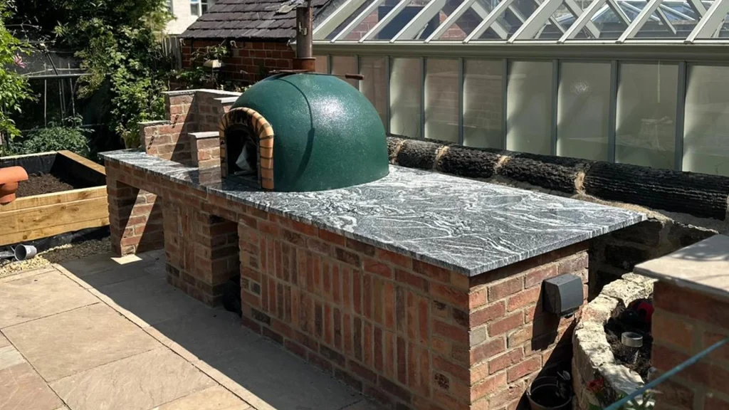 Meridian Granite Outdoor BBQ - Outdoor Kitchen Worktops: Materials That Survive UK Weather