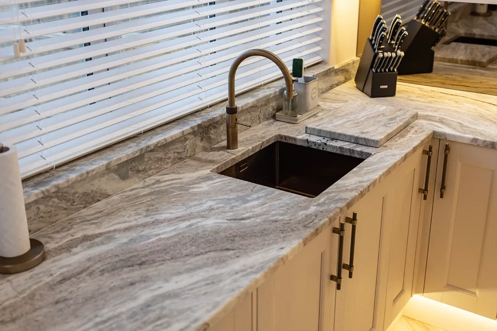 Brown Fantasy Granite Kitchen 2 - What to Check Before Approving Your Granite Worktop Template